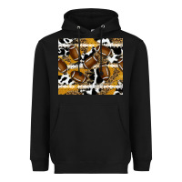 Black football Heavyweight Hoodie - RanaPortraitStore