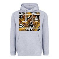 Heather Grey football Heavyweight Hoodie - RanaPortraitStore