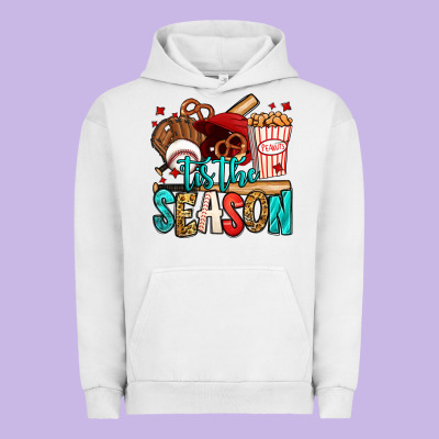 'tis The Season Baseball Game Urban Hoodie Designed By Jasminsmagicworld
