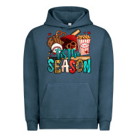 Pigment Midnight Navy 'tis the season baseball game Urban Hoodie - Jasminsmagicworld