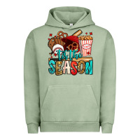 Pigment Oil Green 'tis the season baseball game Urban Hoodie - Jasminsmagicworld