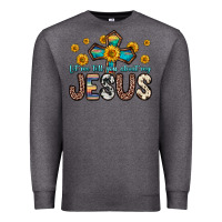 Charcoal Heather let me tell you about my jesus Premium Sweatshirt - Zillion Design Studio