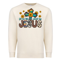 Sandshell let me tell you about my jesus Premium Sweatshirt - Zillion Design Studio