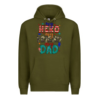 Army Green my hero my friend my dad Premium Hoodie - JahusDesignShop