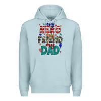 Blue Mist my hero my friend my dad Premium Hoodie - JahusDesignShop