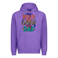 Purple my hero my friend my dad Premium Hoodie - JahusDesignShop