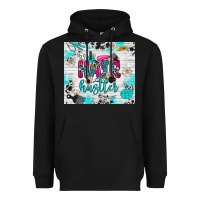 Black hair hustler Heavyweight Hoodie - RanaPortraitStore