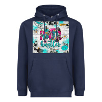 Navy hair hustler Heavyweight Hoodie - RanaPortraitStore