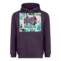 Plum hair hustler Heavyweight Hoodie - RanaPortraitStore