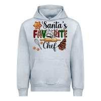 Heather Grey santa's favorite chef Urban Hoodie - AdoDesignShop