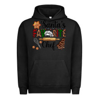 Pigment Black santa's favorite chef Urban Hoodie - AdoDesignShop