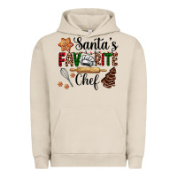 Pigment French Oak santa's favorite chef Urban Hoodie - AdoDesignShop