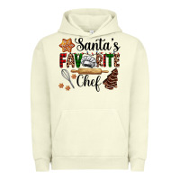 Pigment Pistachio santa's favorite chef Urban Hoodie - AdoDesignShop