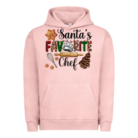 Pigment Salmon santa's favorite chef Urban Hoodie - AdoDesignShop