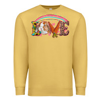 Antique Gold easter bunny love Premium Sweatshirt - RanaPortraitStore
