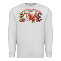 Dove Grey easter bunny love Premium Sweatshirt - RanaPortraitStore