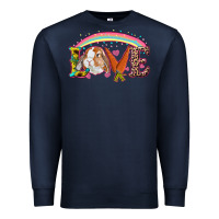 Navy easter bunny love Premium Sweatshirt - RanaPortraitStore