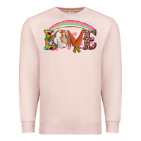 Pale Pink easter bunny love Premium Sweatshirt - RanaPortraitStore