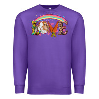 Purple easter bunny love Premium Sweatshirt - RanaPortraitStore