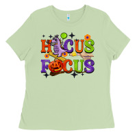 Matcha hocus focus halloween teacher Ladies Tee - BarkalooDesign