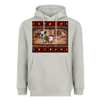 Moon Dust hohoho christmas cows Heavyweight Hoodie - RanaPortraitStore