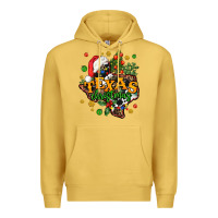 Antique Gold texas christmas Premium Hoodie - AdoDesignShop