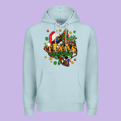 Texas Christmas Premium Hoodie Designed By Adodesignshop