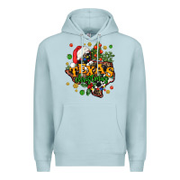 Blue Mist texas christmas Premium Hoodie - AdoDesignShop