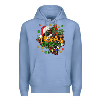 Colony Blue texas christmas Premium Hoodie - AdoDesignShop