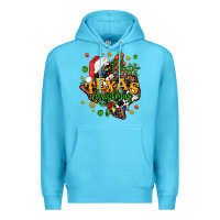 Ocean Blue texas christmas Premium Hoodie - AdoDesignShop
