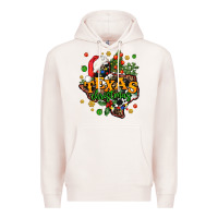 Pale Pink texas christmas Premium Hoodie - AdoDesignShop