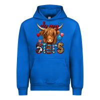 Cobalt oh my stars 4th of july shaggy cow Urban Hoodie - Jasminsmagicworld