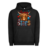 Pigment Black oh my stars 4th of july shaggy cow Urban Hoodie - Jasminsmagicworld