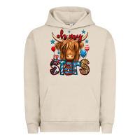Pigment French Oak oh my stars 4th of july shaggy cow Urban Hoodie - Jasminsmagicworld