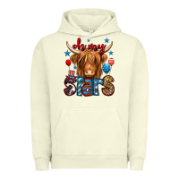 Pigment Pistachio oh my stars 4th of july shaggy cow Urban Hoodie - Jasminsmagicworld
