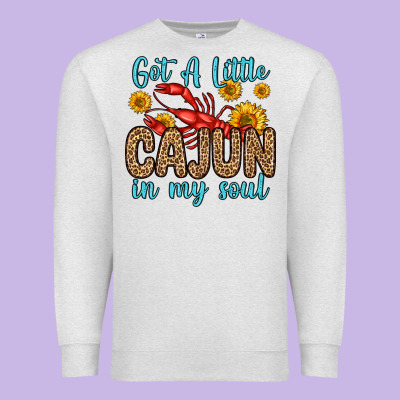 Got A Little Cajun In My Soul Premium Sweatshirt Designed By Zillion Design Studio