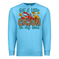 Ocean Blue got a little cajun in my soul Premium Sweatshirt - Zillion Design Studio