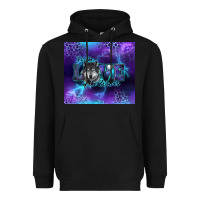 Black for the love of the wolves Heavyweight Hoodie - RanaPortraitStore