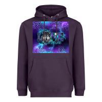 Plum for the love of the wolves Heavyweight Hoodie - RanaPortraitStore