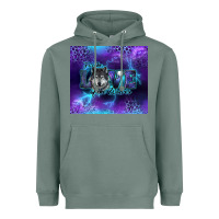Sage for the love of the wolves Heavyweight Hoodie - RanaPortraitStore
