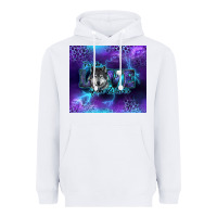 White for the love of the wolves Heavyweight Hoodie - RanaPortraitStore