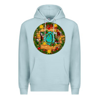 Blue Mist Christmas gemstone joy ornament Premium Hoodie - Artiststas