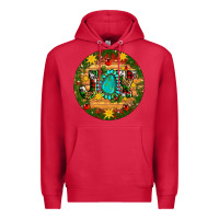 Cardinal Christmas gemstone joy ornament Premium Hoodie - Artiststas