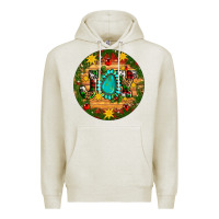 Oatmeal Heather Christmas gemstone joy ornament Premium Hoodie - Artiststas