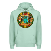 Seafoam Christmas gemstone joy ornament Premium Hoodie - Artiststas