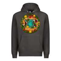 Smoke Christmas gemstone joy ornament Premium Hoodie - Artiststas