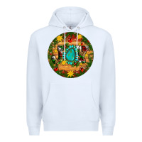 White Christmas gemstone joy ornament Premium Hoodie - Artiststas