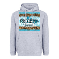 Heather Grey its freezing Heavyweight Hoodie - RanaPortraitStore