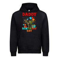 Black daddy of the birthday boy t rex Urban Hoodie - Artiststas