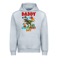 Heather Grey daddy of the birthday boy t rex Urban Hoodie - Artiststas
